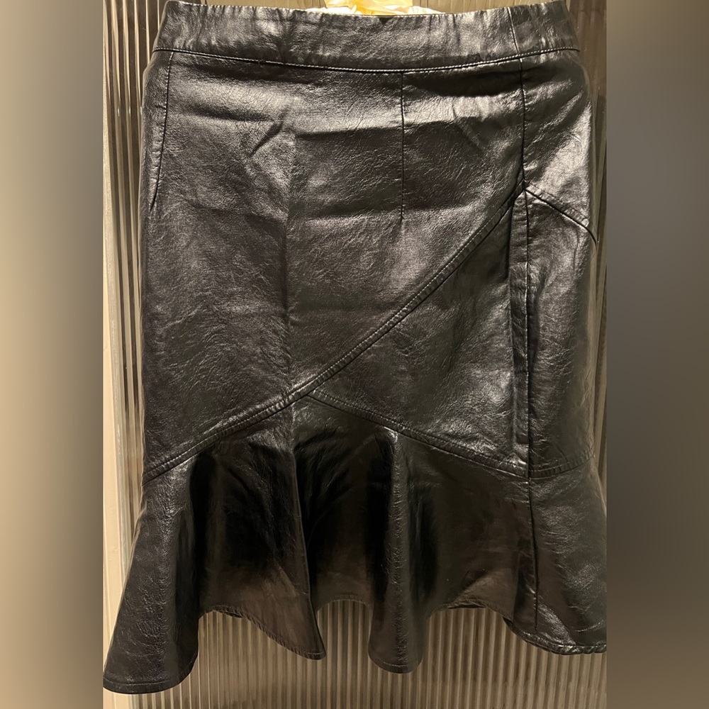 Brand New with Tags Belulah Style Vegan Leather Skirt